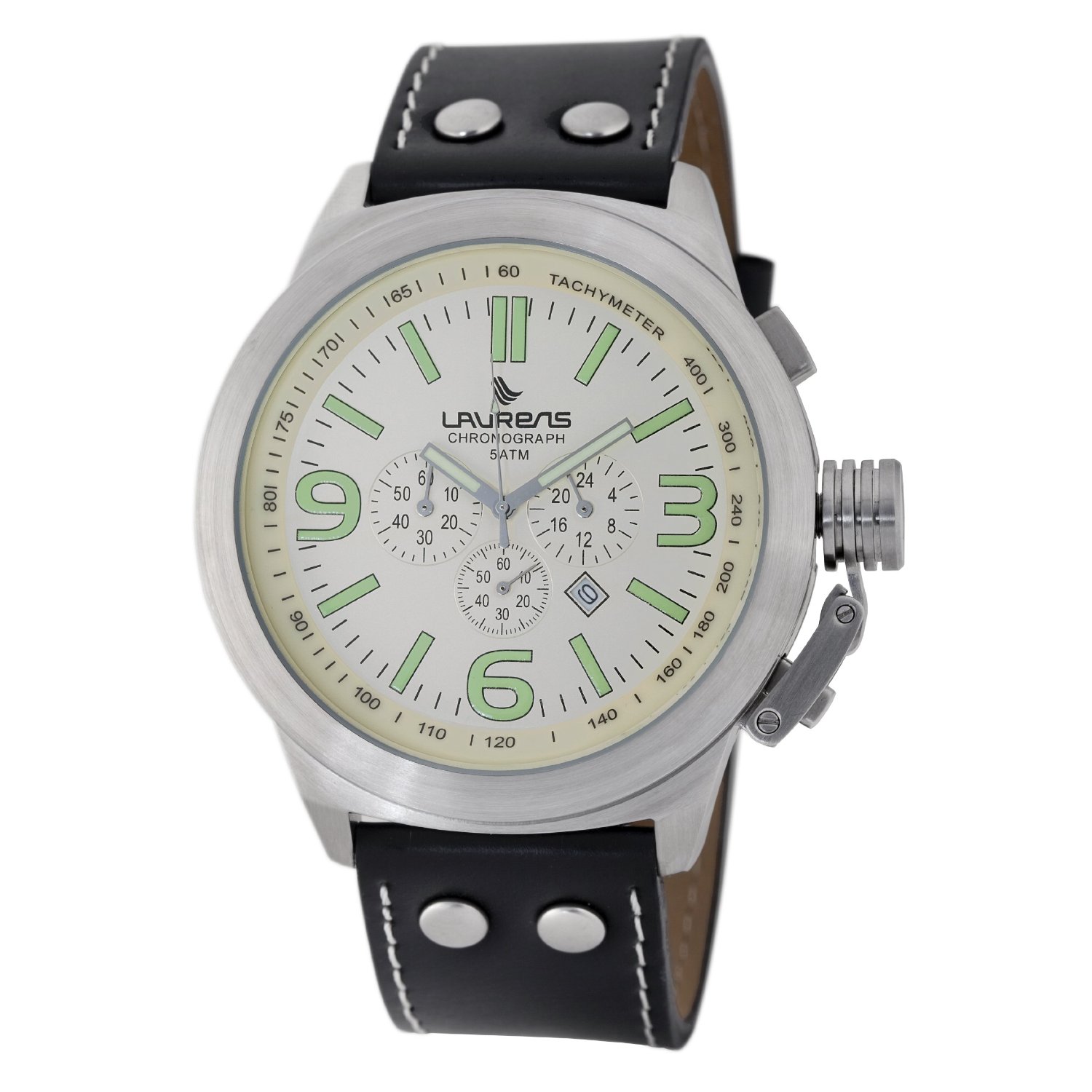 Laurens Mens 025909BB Instinct Chronograph Watch